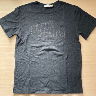 メゾンキツネ(MAISON KITSUNE')のメゾンキツネ　Tシャツ　黒　XS(Tシャツ(半袖/袖なし))