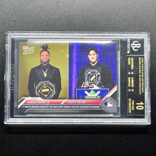 Topps - BGS10 ブラックラベル 大谷翔平 アクーニャJr. MVP授賞式 topps