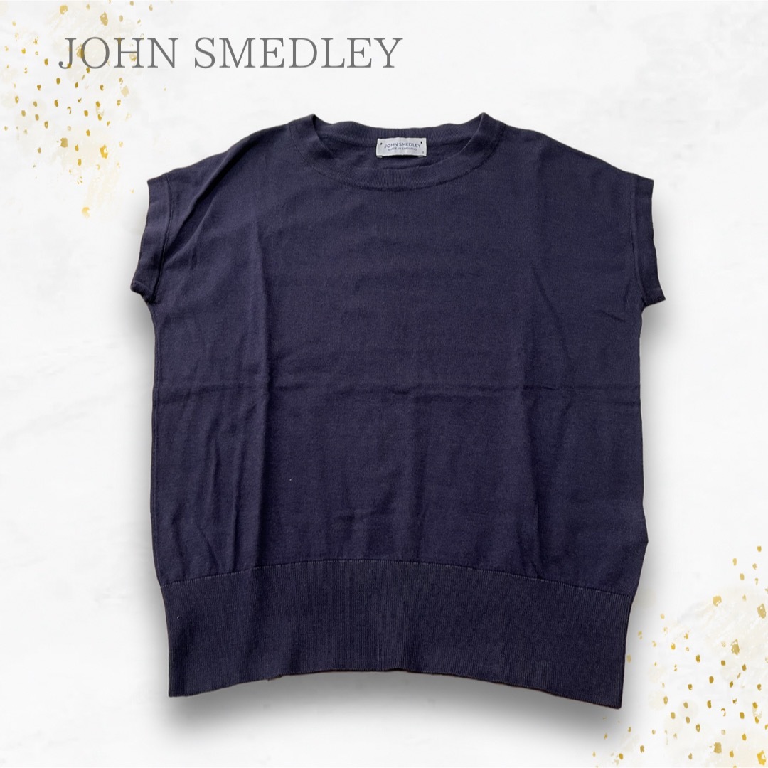 JOHN SMEDLEY(ジョンスメドレー)の美品　2023SS ジョンスメドレー　シーアイランドコットン　KERRY ニット レディースのトップス(ニット/セーター)の商品写真