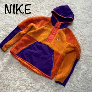 ナイキ(NIKE)の【美品】ナイキ NIKE ボアジャケット ハーフジップ M(スタジャン)