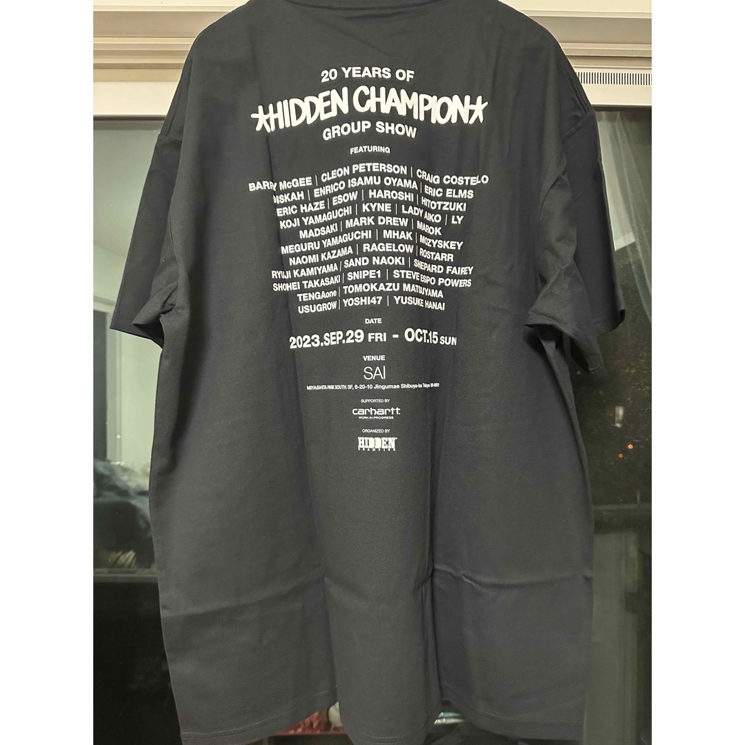 carhartt(カーハート)の新品 carhartt HIDDEN CHAMPION 20周年記念TEE XL メンズのトップス(Tシャツ/カットソー(半袖/袖なし))の商品写真