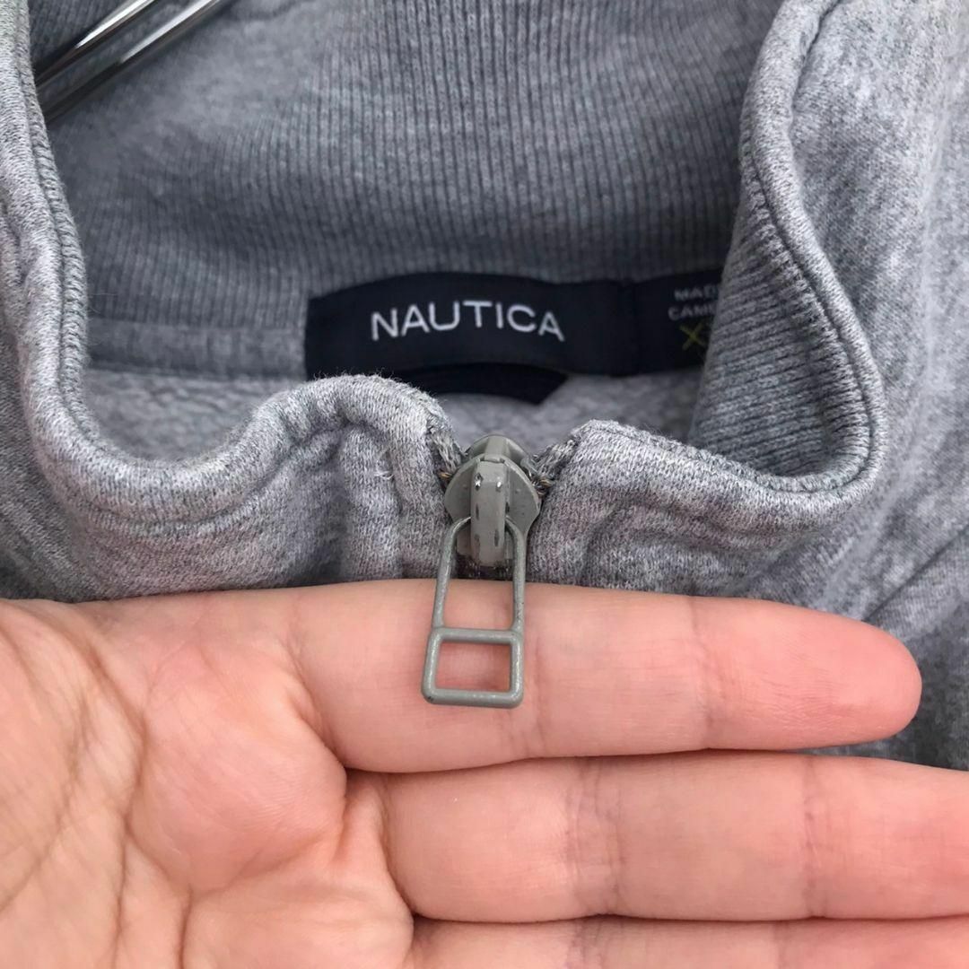 NAUTICA(ノーティカ)の【k6542】USA古着ノーティカ00s刺繍ロゴプルオーバースウェットトップス メンズのトップス(スウェット)の商品写真