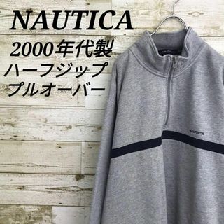 ノーティカ(NAUTICA)の【k6542】USA古着ノーティカ00s刺繍ロゴプルオーバースウェットトップス(スウェット)