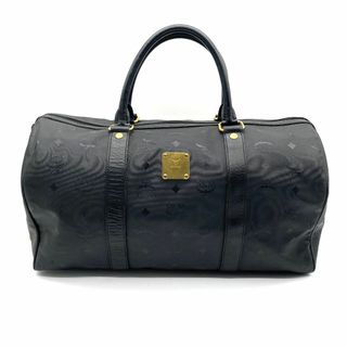 エムシーエム(MCM)のMCM Visetos Black  旅行バッグ ボストンバッグ ブラック(ボストンバッグ)