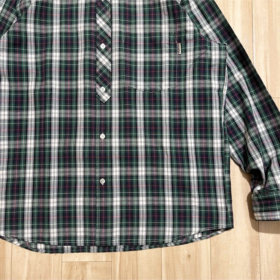 STUSSY(ステューシー)の激レア！90’s OLD STUSSY “BUTTON-DOWN”チェックシャツ メンズのトップス(シャツ)の商品写真