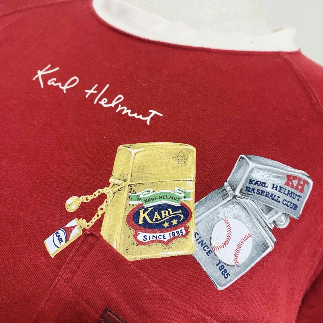 Karl Helmut(カールヘルム)の昭和　レトロ　ビンテージ　ジッポー　ライター　古着　オーバーサイズ　Tシャツ メンズのトップス(Tシャツ/カットソー(半袖/袖なし))の商品写真
