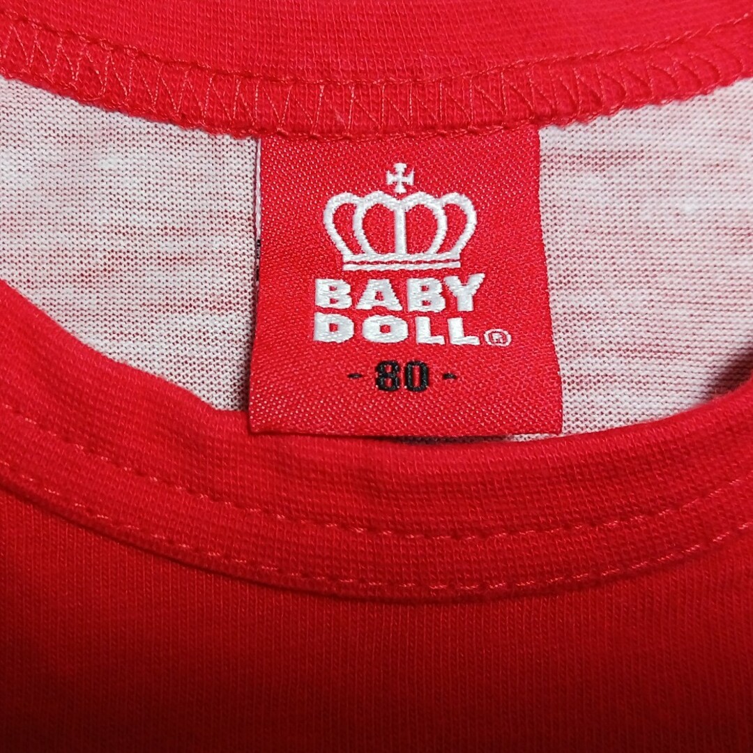 BABYDOLL(ベビードール)の【美品】BABYDOLL  半袖Tシャツ  ベビー キッズ/ベビー/マタニティのベビー服(~85cm)(Ｔシャツ)の商品写真