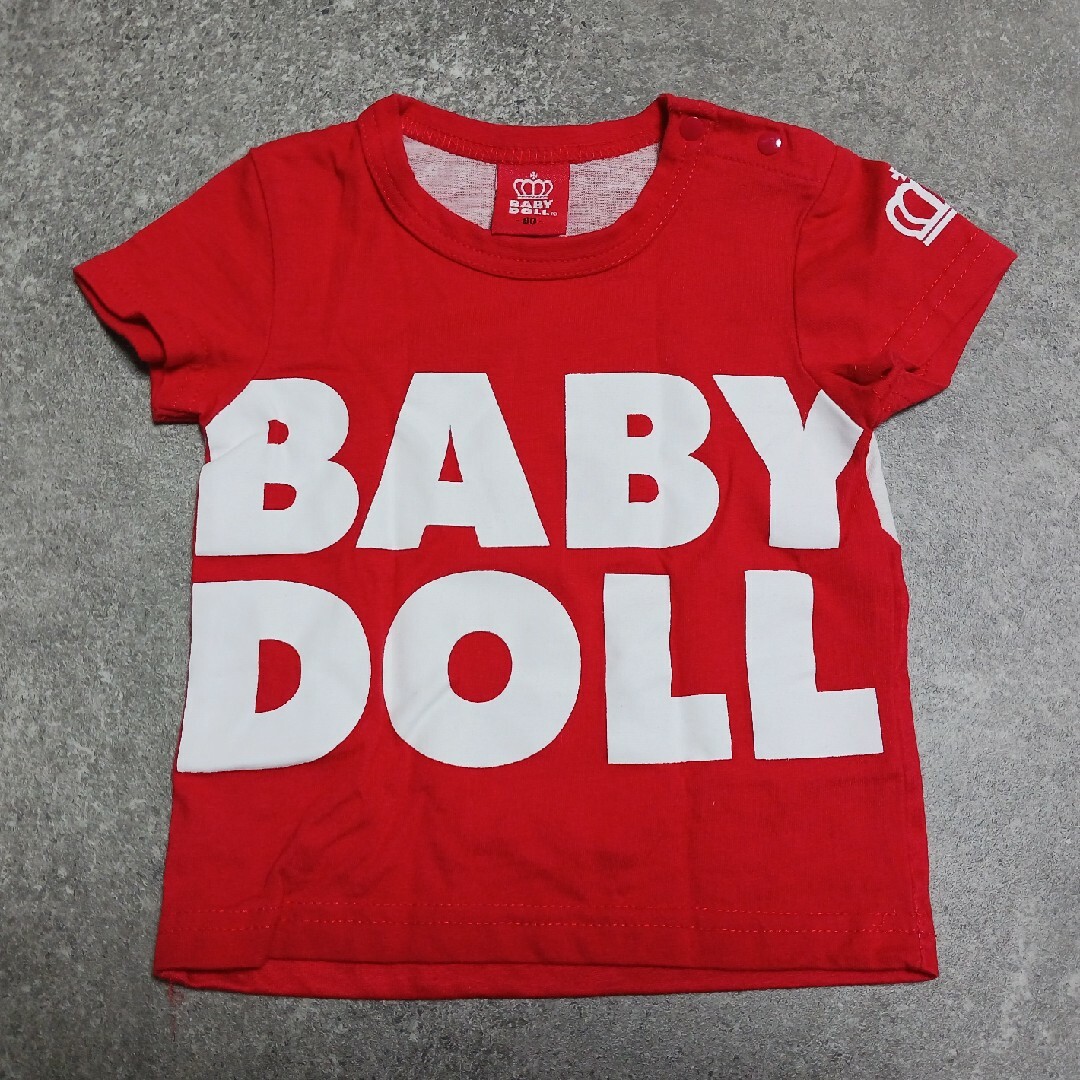 BABYDOLL(ベビードール)の【美品】BABYDOLL  半袖Tシャツ  ベビー キッズ/ベビー/マタニティのベビー服(~85cm)(Ｔシャツ)の商品写真