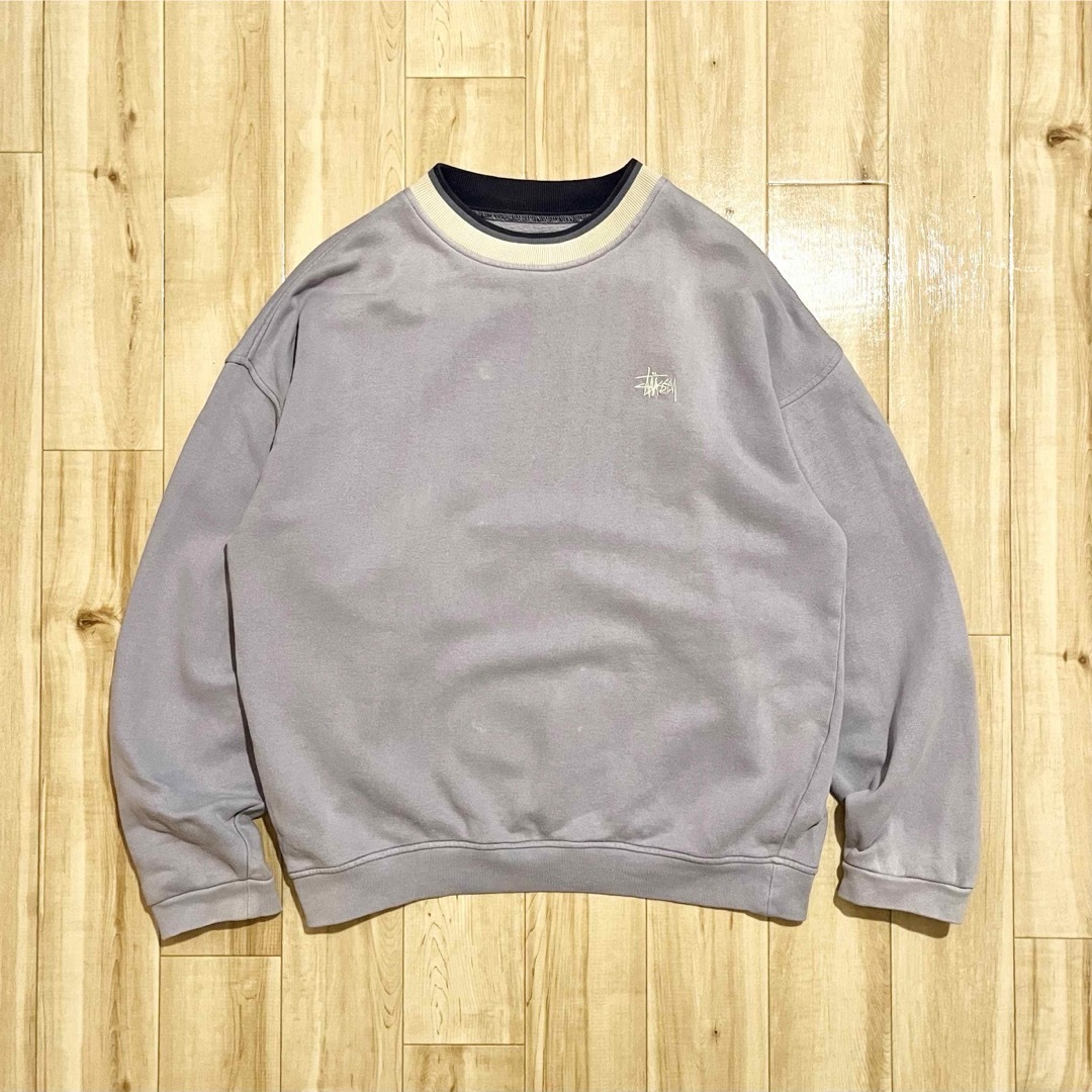 STUSSY(ステューシー)の激レア！90’s OLD STUSSY “STOCK LOGO” スウェット メンズのトップス(スウェット)の商品写真