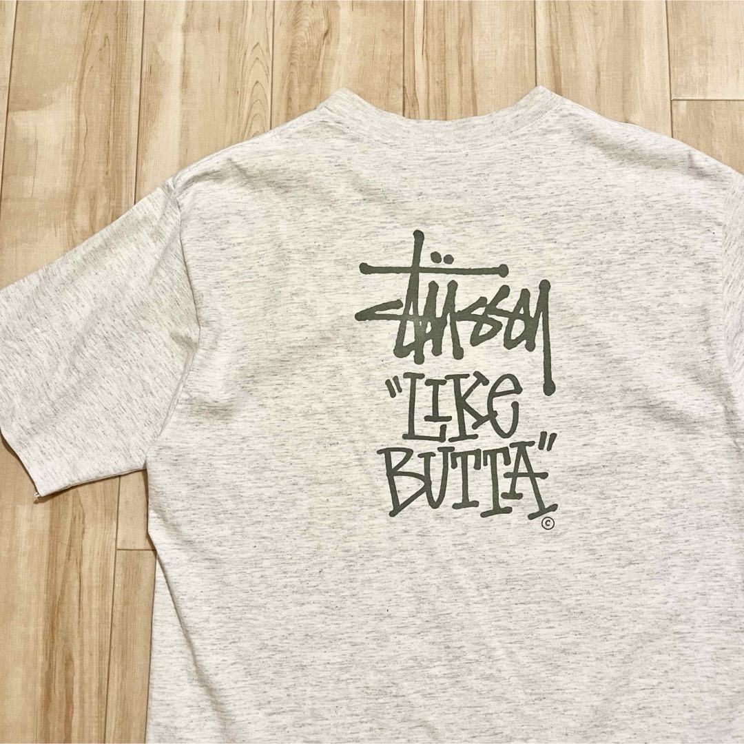 STUSSY(ステューシー)の激レア！1990’s OLD STUSSY “LIKE BUTTA” Tシャツ メンズのトップス(Tシャツ/カットソー(半袖/袖なし))の商品写真