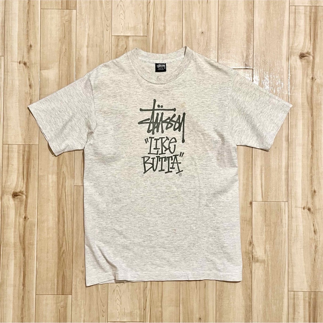 STUSSY(ステューシー)の激レア！1990’s OLD STUSSY “LIKE BUTTA” Tシャツ メンズのトップス(Tシャツ/カットソー(半袖/袖なし))の商品写真