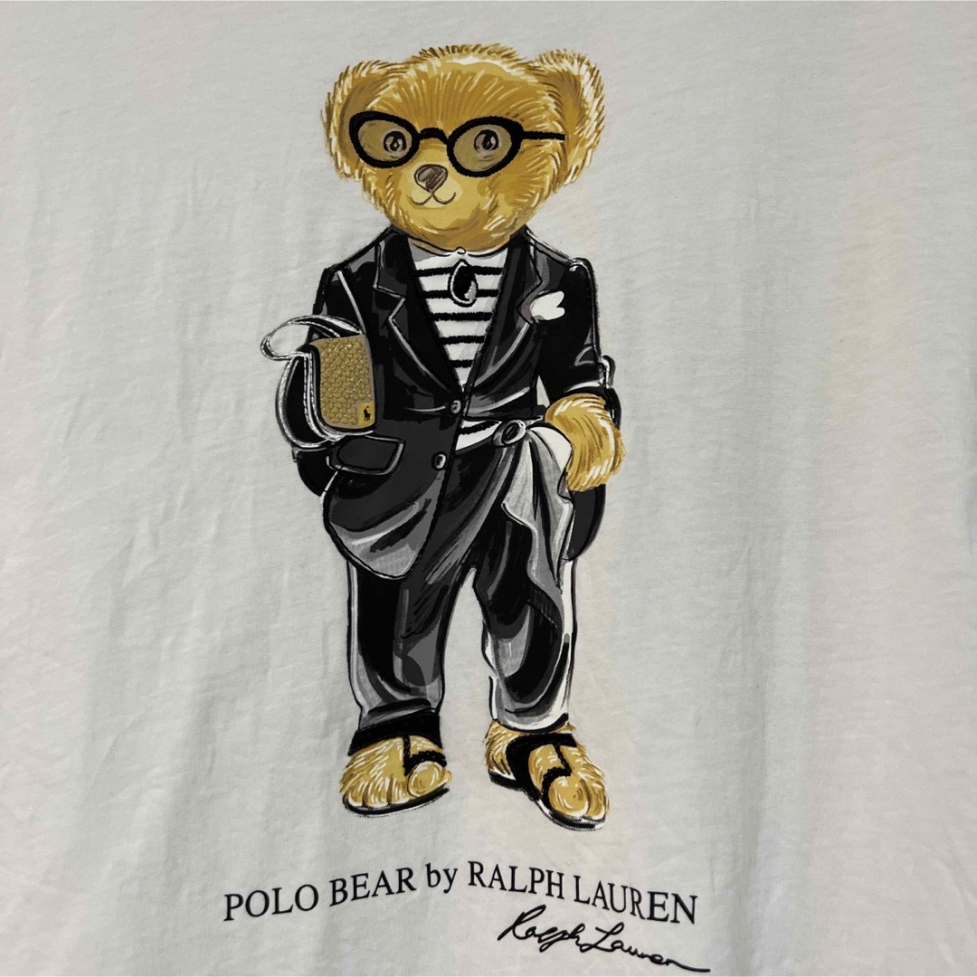 Ralph Lauren(ラルフローレン)のポロラルフローレンレディース　ポロベアTシャツ　ホワイト レディースのトップス(Tシャツ(半袖/袖なし))の商品写真