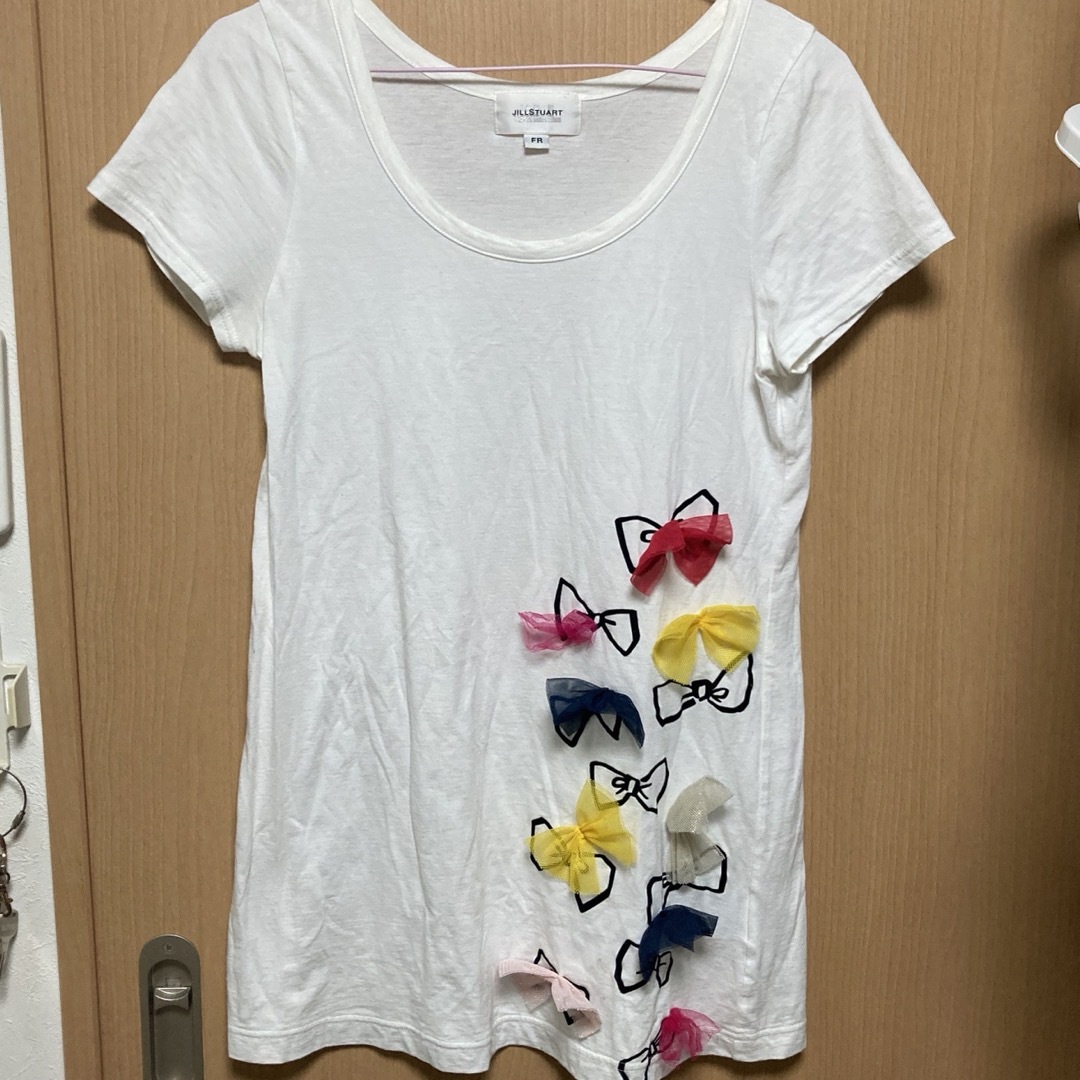 JILLSTUART(ジルスチュアート)の【JILLSTUART】リボン Tシャツ レディースのトップス(Tシャツ(半袖/袖なし))の商品写真