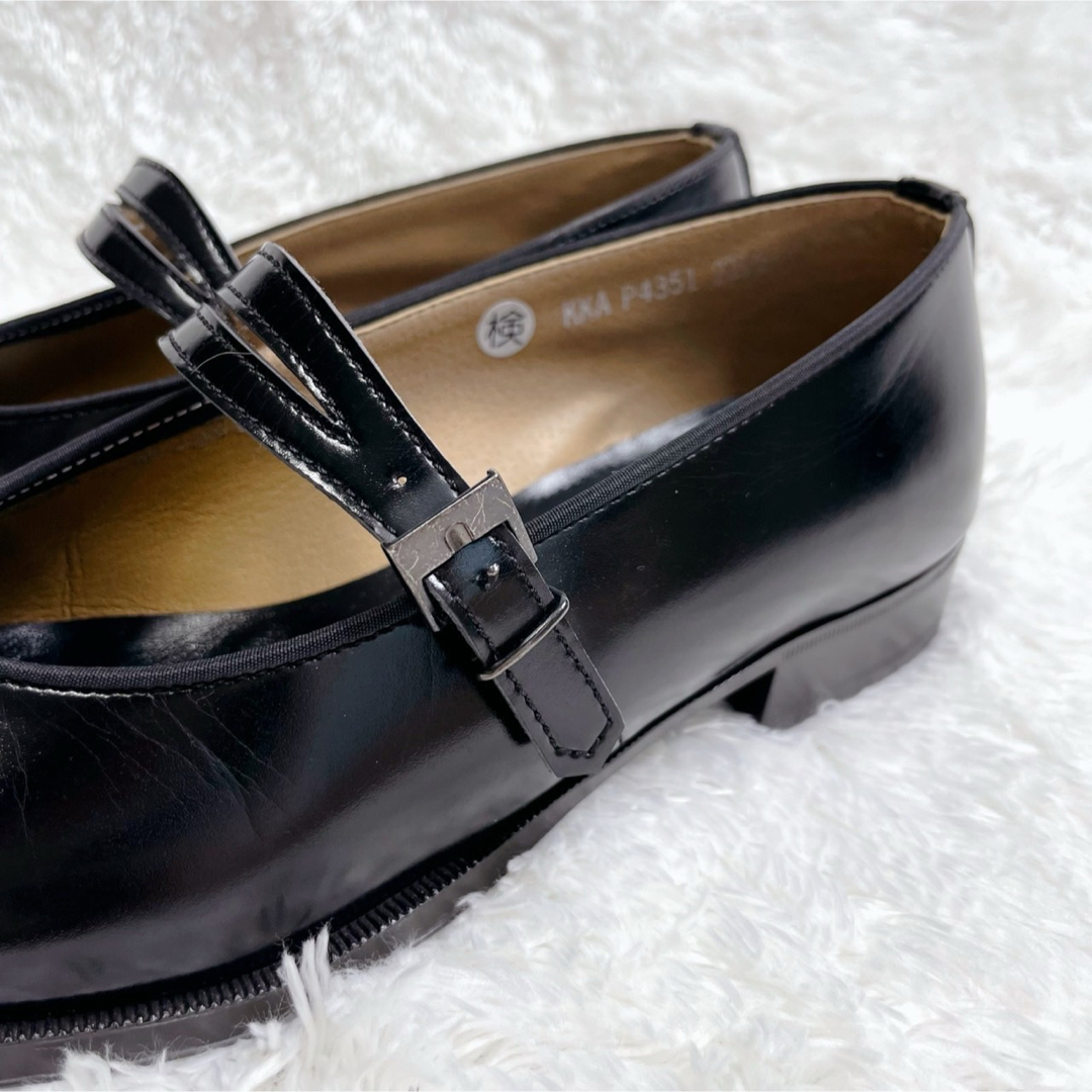 pom ponette(ポンポネット)の美品✨pom ponette HARUTA　コラボ　ローファー 卒服 23.5 レディースの靴/シューズ(ローファー/革靴)の商品写真