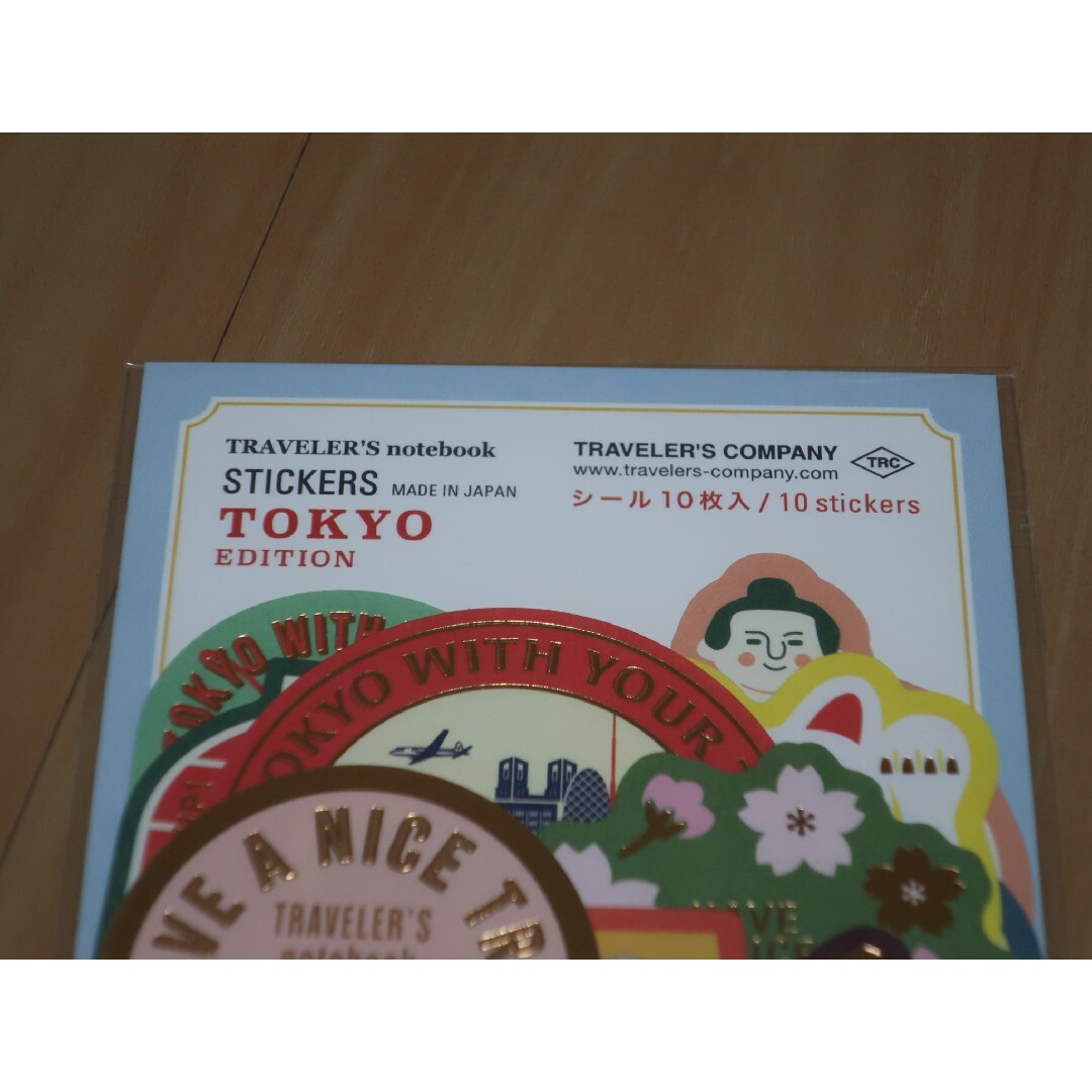 トラベラーズノート　ステッカーセット TOKYO　新品 インテリア/住まい/日用品の文房具(ノート/メモ帳/ふせん)の商品写真