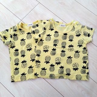 ベビーTシャツ 80 2枚セット(Ｔシャツ)