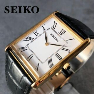 セイコー(SEIKO)の【新品】セイコー エッセンシャルズ ソーラー メンズ腕時計 ユニセックス(レザーベルト)