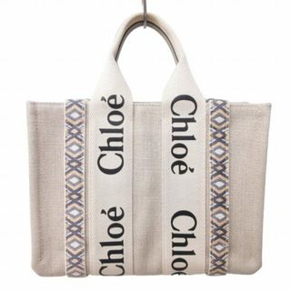 Chloe - クロエ ウッディ スモール 2WAY トートバッグ ショルダー ロゴプリント