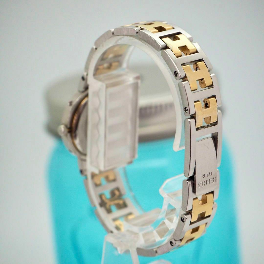 Hermes(エルメス)の79 HERMES エルメス時計　クリッパー　コンビ　レディース腕時計　人気 レディースのファッション小物(腕時計)の商品写真