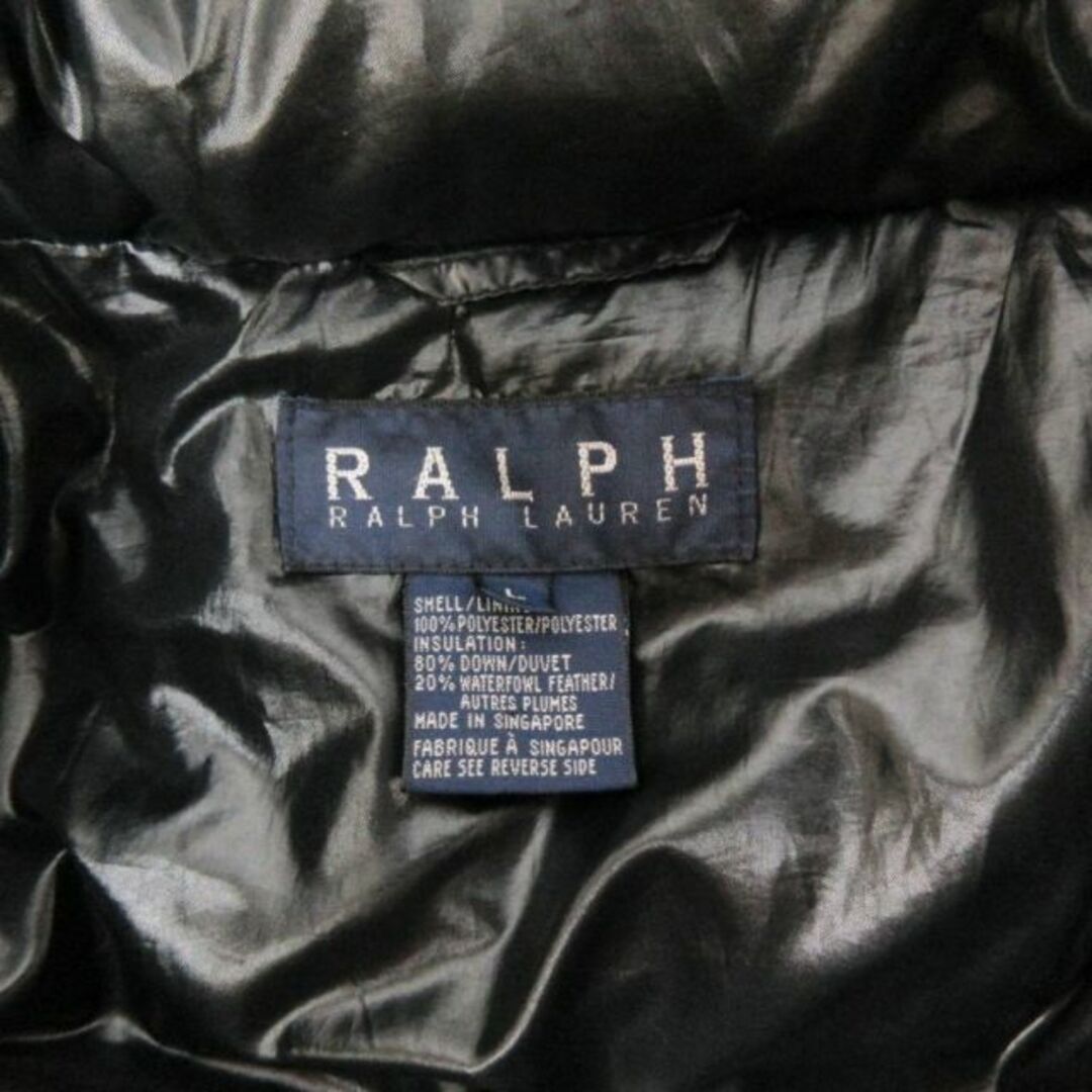 Ralph Lauren(ラルフローレン)のラルフローレン ダウンジャケット アウター 無地 黒 L ☆AA★ メンズのジャケット/アウター(ダウンジャケット)の商品写真