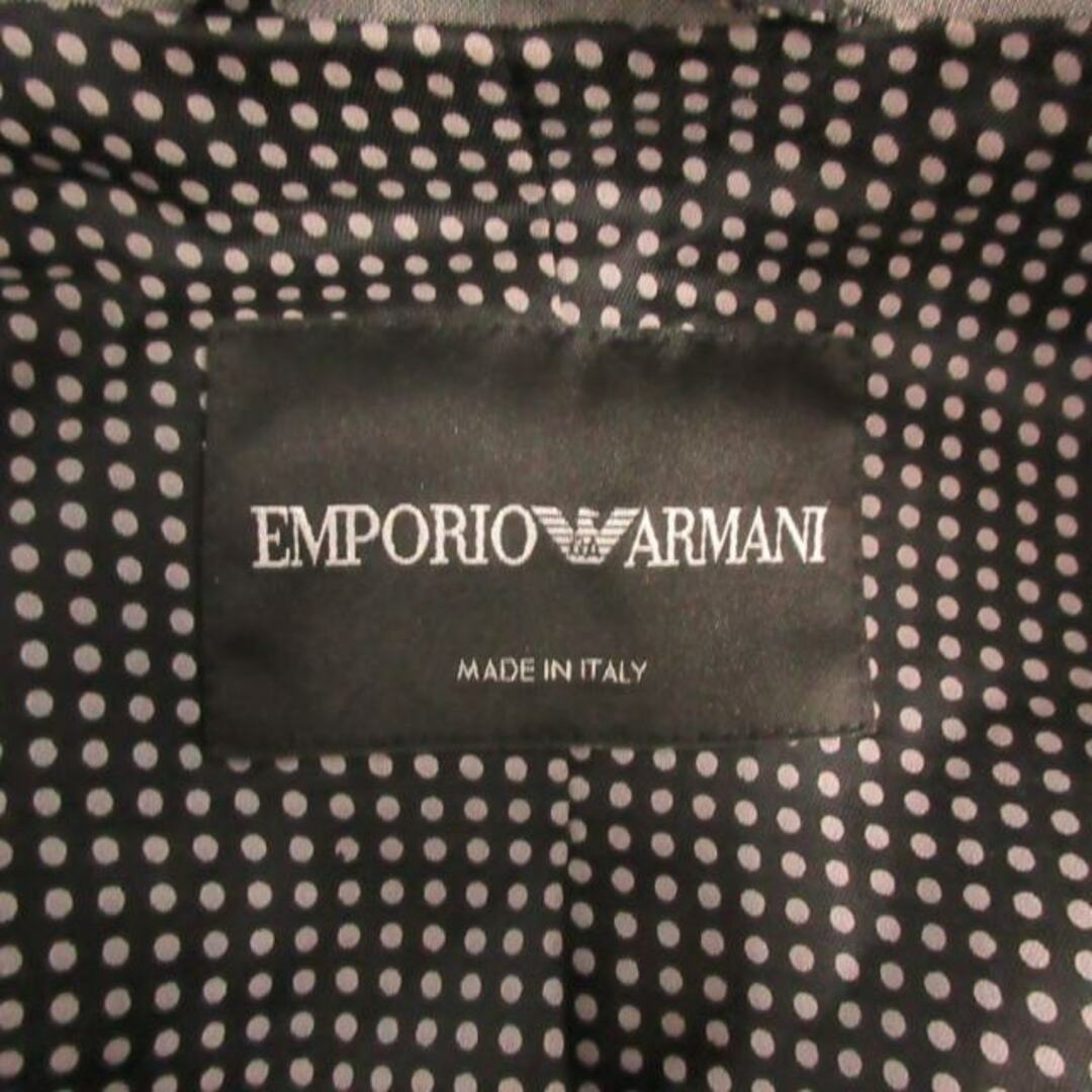 Emporio Armani(エンポリオアルマーニ)のエンポリオアルマーニ テーラードジャケット ブレザー 比翼ボタン グレー 42 レディースのジャケット/アウター(テーラードジャケット)の商品写真