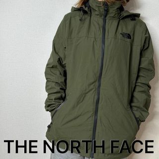 THE NORTH FACE マウンテンパーカー　カーキ　 ナイロン　 防風(ミリタリージャケット)