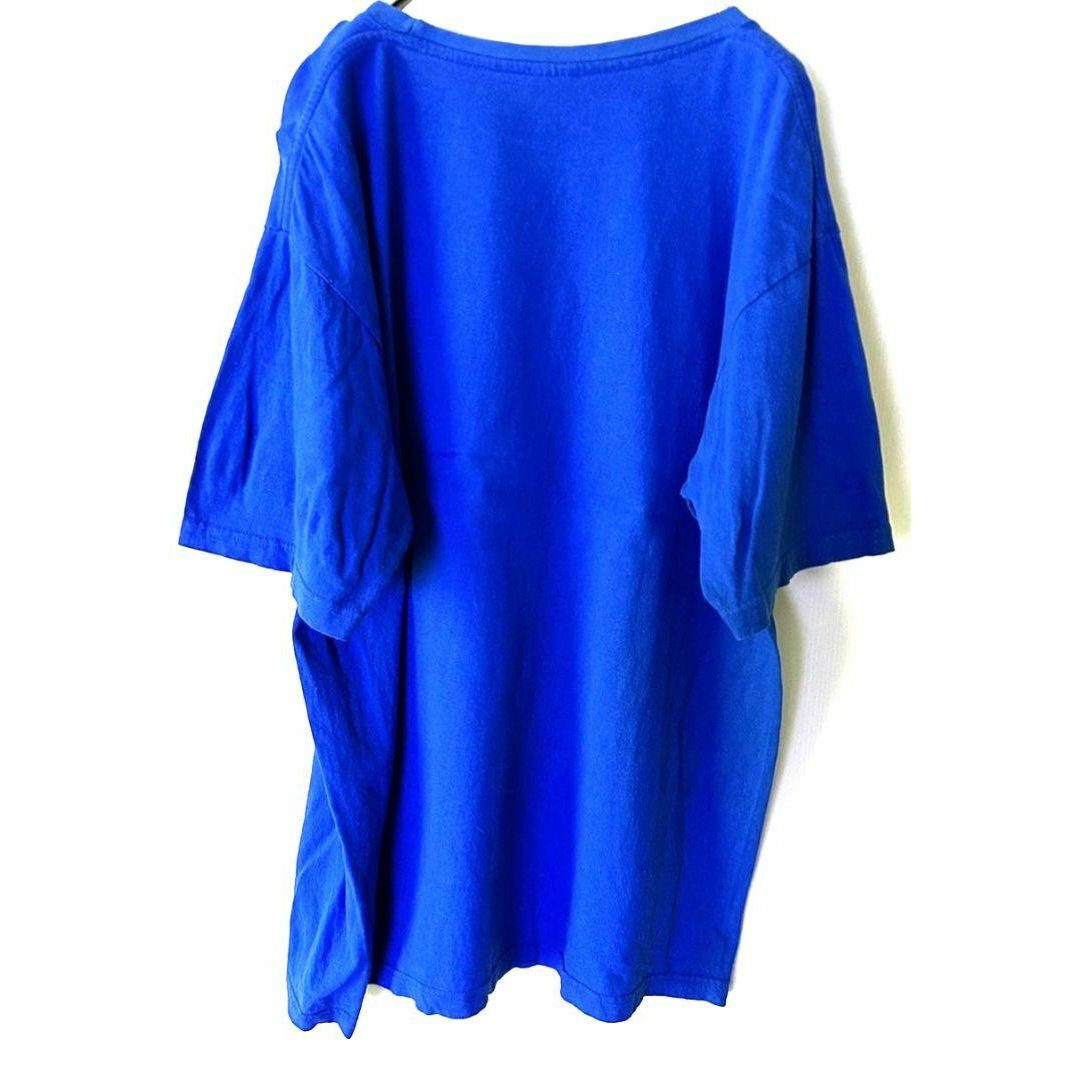 OREN SPORT cabin zero Tシャツ XL ブルー 青 古着 メンズのトップス(Tシャツ/カットソー(半袖/袖なし))の商品写真