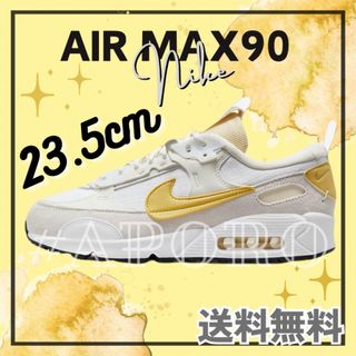 ナイキ(NIKE)のNIKE ナイキ  AIR MAX90 エアマックス90 イエロー 白 23.5(スニーカー)