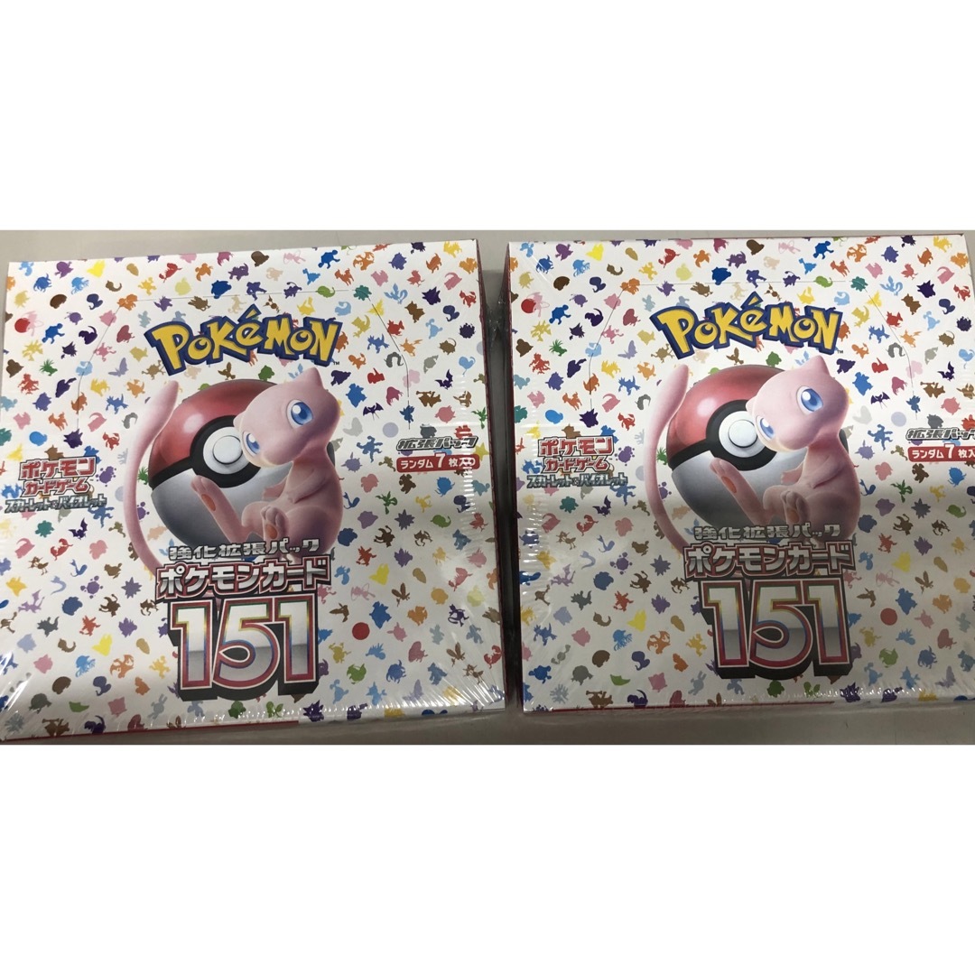 ポケモン(ポケモン)のポケモンカード151 2box シュリンク付き エンタメ/ホビーのアニメグッズ(カード)の商品写真