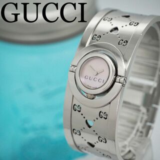Gucci - 193 GUCCI グッチ時計　トワール　ハート　レディース腕時計　バングル