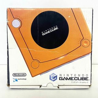 【中古良品】 任天堂  ゲームキューブ DOL-001 オレンジ(家庭用ゲーム機本体)