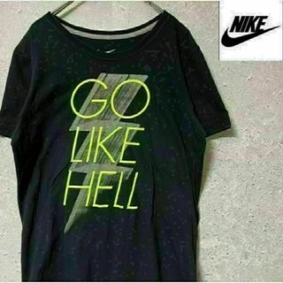 ナイキ(NIKE)のNIKE ナイキ Tシャツ プリントシャツ スリムフィット 半袖 L(Tシャツ(半袖/袖なし))