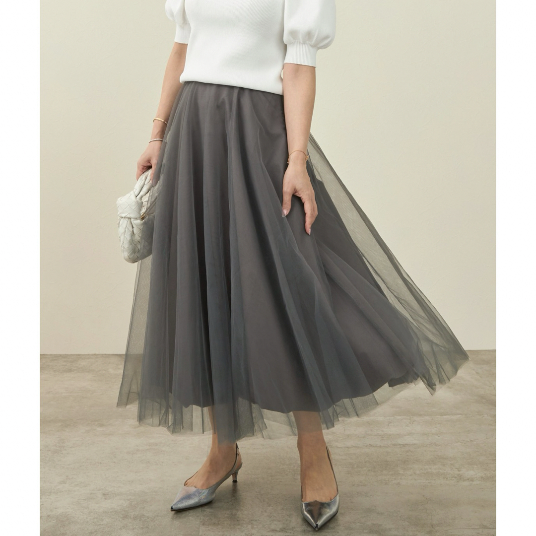 Liala×PG(リアラバイピージー)のLiala×PG♡チュールバルーンスカート レディースのスカート(ひざ丈スカート)の商品写真