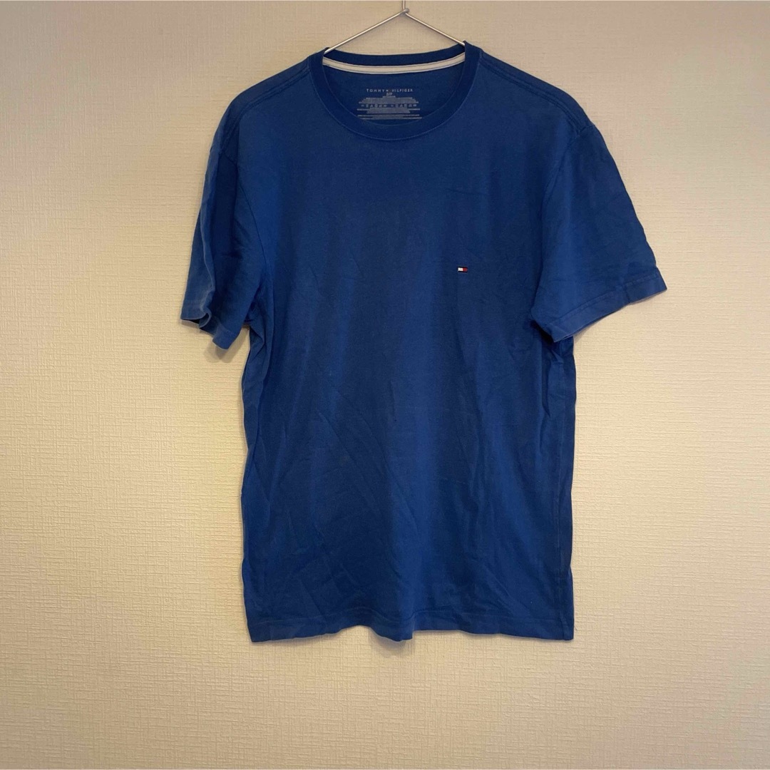 TOMMY HILFIGER(トミーヒルフィガー)のトミフィルフィガー　ブルーストリート　00's US古着　 レーシングキャップ メンズのトップス(Tシャツ/カットソー(半袖/袖なし))の商品写真