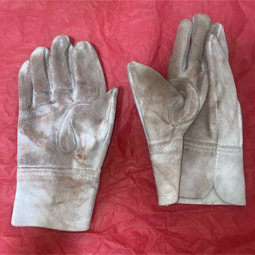 溶接用手袋 作業手袋 5本指 背縫 牛床革 皮手 キャンプ ★ その他のその他(その他)の商品写真
