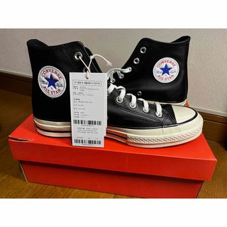 コンバース(CONVERSE)の韓国限定　チャックテイラー　コンバース　レザー　27cm CT70 ハイカット(スニーカー)