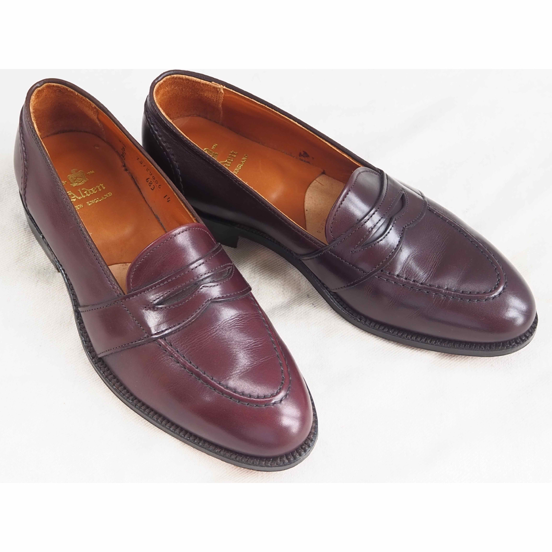 Alden(オールデン)のAlden 683  Burgundy Full Strap Slip-On メンズの靴/シューズ(ドレス/ビジネス)の商品写真