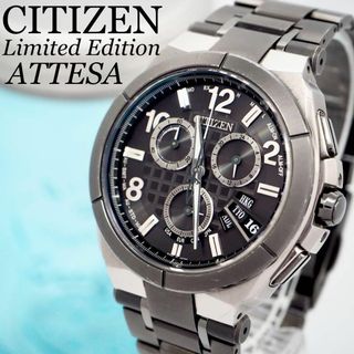 シチズン(CITIZEN)の550【限定モデル】CITIZEN ATTESA アテッサ時計　メンズ腕時計(腕時計(アナログ))