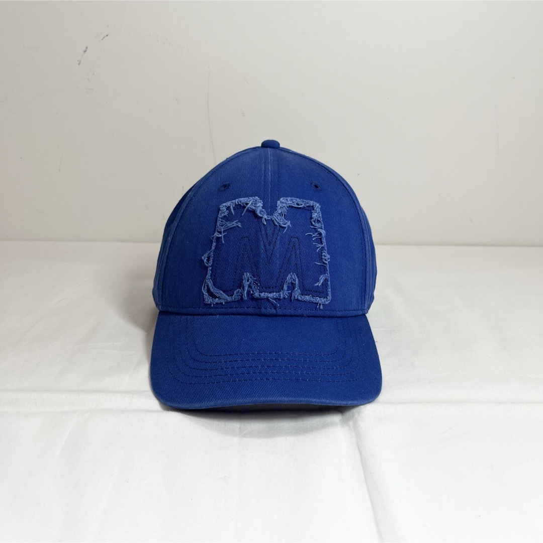 Marni(マルニ)のMARNI マルニ ロゴ刺繍キャップ　帽子　ブルー レディースの帽子(キャップ)の商品写真