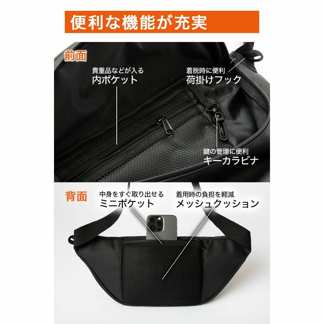Calches ボディバッグ ショルダーバッグ ウエストポーチ 防水ポーチ 防水 メンズのバッグ(その他)の商品写真