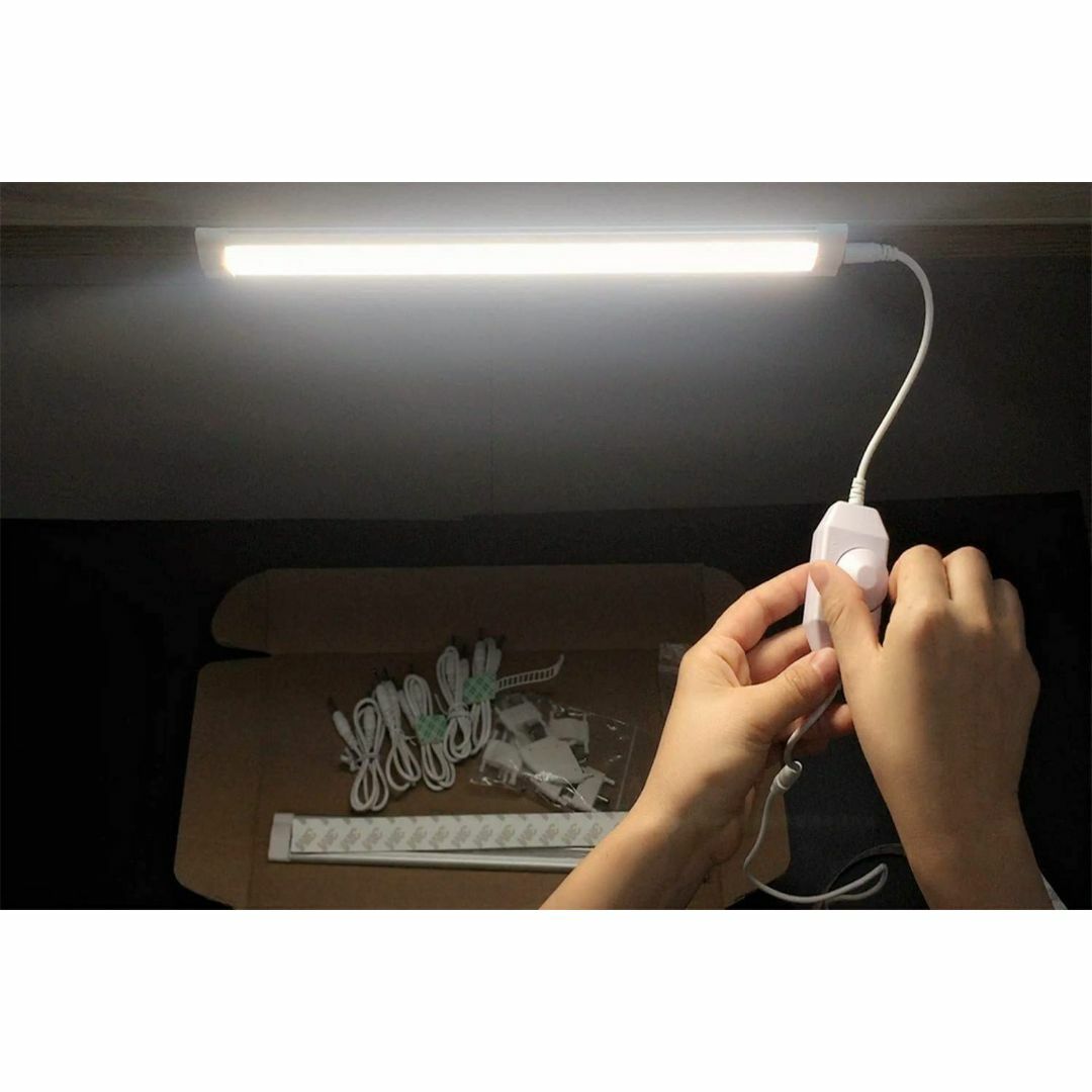 【色:6000K】LED キャビネットライト バーライト キッチンライト 昼白色 インテリア/住まい/日用品のライト/照明/LED(その他)の商品写真