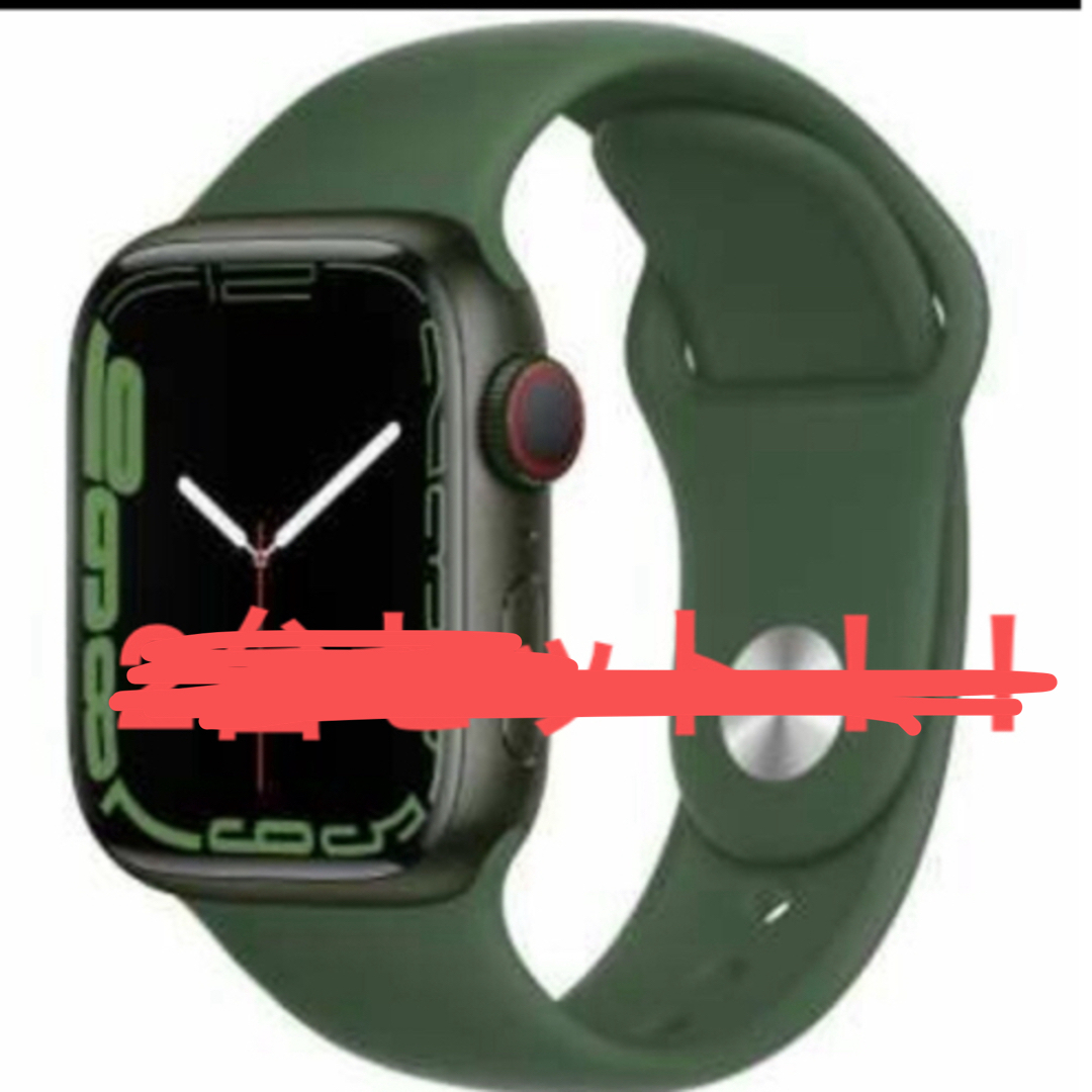 Apple Watch Series 7 41mm グリーン MKHT3J/A スマホ/家電/カメラのスマートフォン/携帯電話(その他)の商品写真