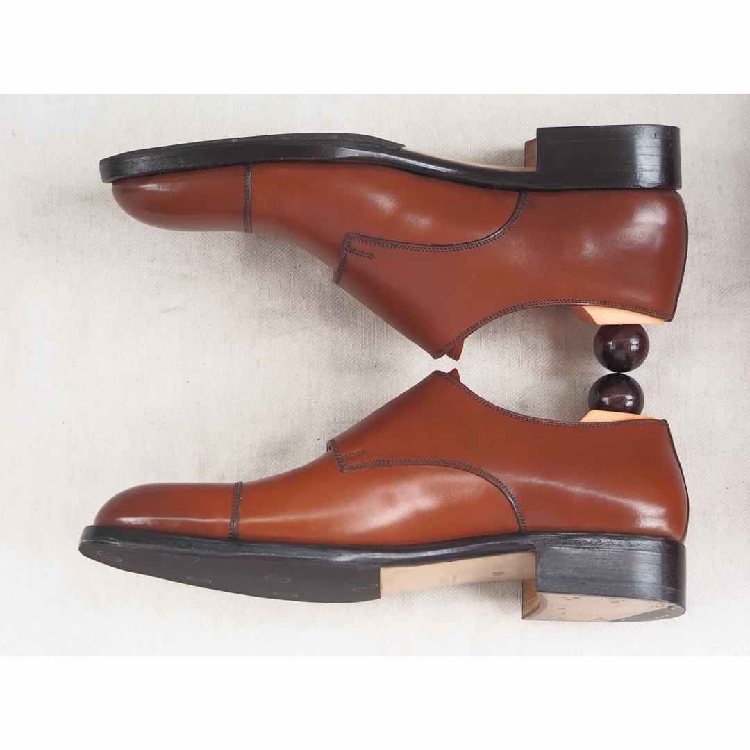 EDWARD GREEN(エドワードグリーン)のVASS Light Brown Double Monk Strap Shoes メンズの靴/シューズ(ドレス/ビジネス)の商品写真