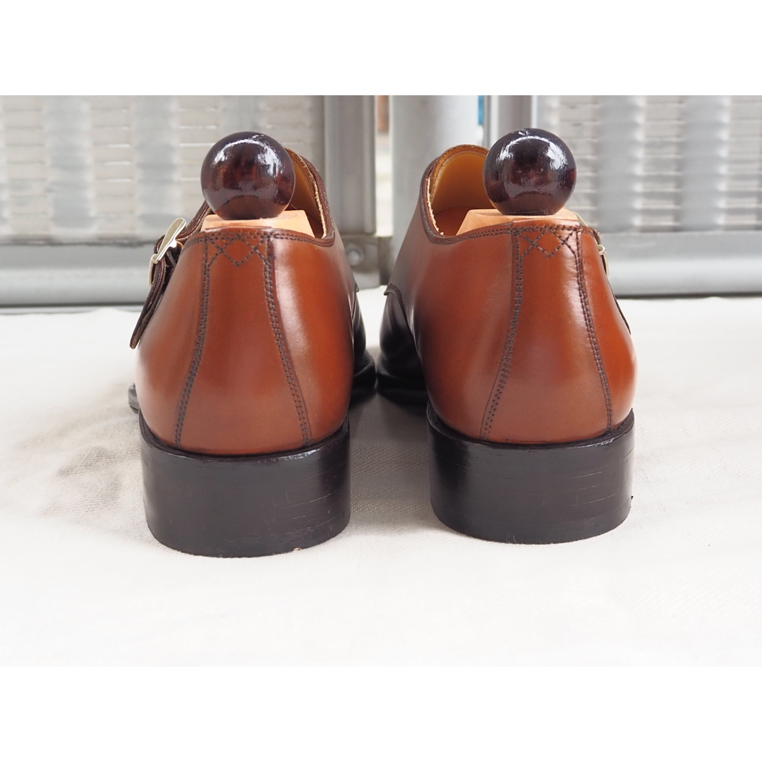 EDWARD GREEN(エドワードグリーン)のVASS Light Brown Double Monk Strap Shoes メンズの靴/シューズ(ドレス/ビジネス)の商品写真