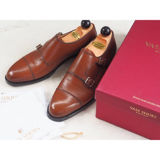 エドワードグリーン(EDWARD GREEN)のVASS Light Brown Double Monk Strap Shoes(ドレス/ビジネス)