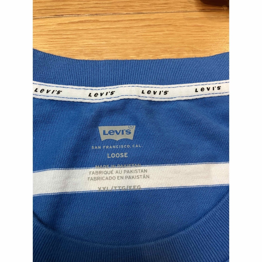 Levi's(リーバイス)のLEVI’S リーバイス ボーダーTシャツ 超超大きいsize 3XL 以上 メンズのトップス(Tシャツ/カットソー(半袖/袖なし))の商品写真