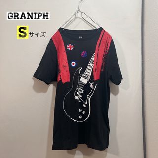 グラニフ(Design Tshirts Store graniph)の【美品♡】graniph ギター　バンド　Tシャツ　半袖　刺繍(Tシャツ/カットソー(半袖/袖なし))