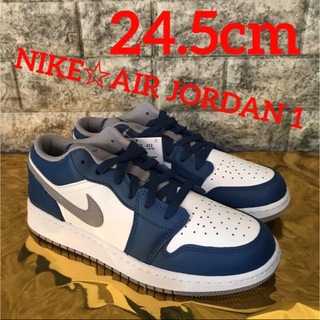 ナイキ(NIKE)のNIKE☆AIR JORDAN 1☆LOW(GS)☆24.5cm(スニーカー)