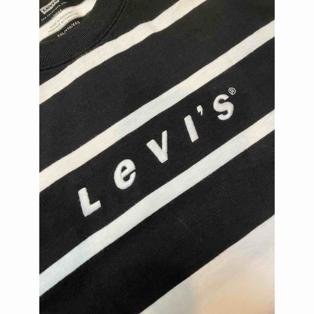 Levi's(リーバイス)のLEVI’S リーバイス ボーダーTシャツ 超超大きいsize 3XL 以上 メンズのトップス(Tシャツ/カットソー(半袖/袖なし))の商品写真