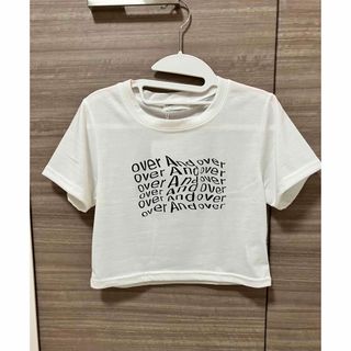 FOLLOWIN クロップドTシャツ　未使用　白　ショート丈　ちびT(Tシャツ(半袖/袖なし))